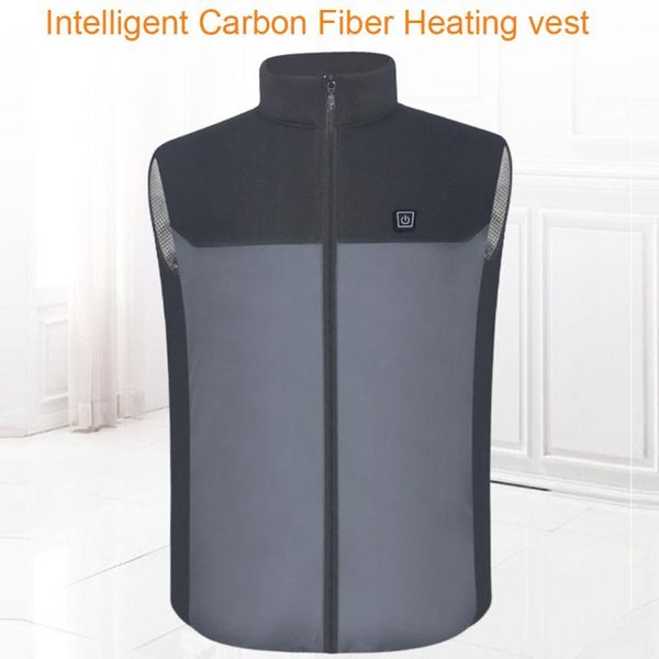 temperature control usb charging carbon fiber electric heating vest smart winter infrared hiking washable adjustable warm, Gray;blue
temperature control usb charging carbon fiber electric heating vest smart winter infrared hiking washable adjustable warm, Gray;blue
