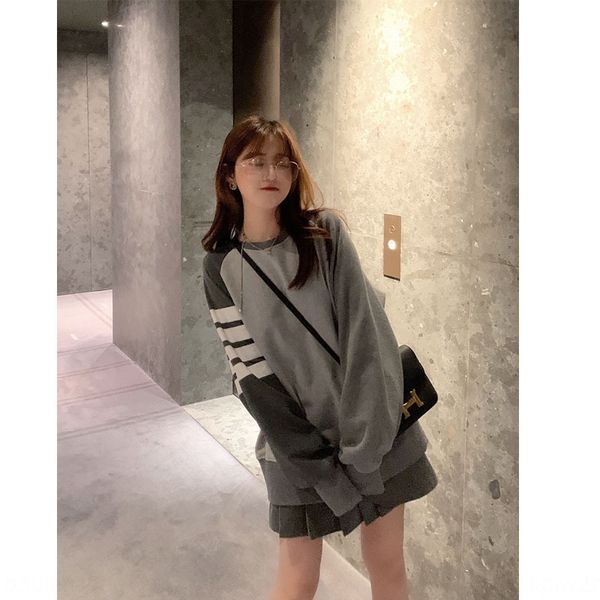 длинный рукав свободный корейский стиль 2020 осень новый top sweatersweater свитер интернет знаменитости вокруг шеи тонкий верхний все-матче, Black
длинный рукав свободный корейский стиль 2020 осень новый top sweatersweater свитер интернет знаменитости вокруг шеи тонкий верхний все-матче, Black