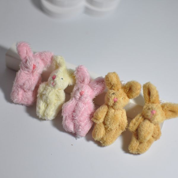 10pc/lot 6cm 4colors soft mini joint rabbit pendant plush bunny for key chain bouquet toy doll diy ornaments gifts
10pc/lot 6cm 4colors soft mini joint rabbit pendant plush bunny for key chain bouquet toy doll diy ornaments gifts