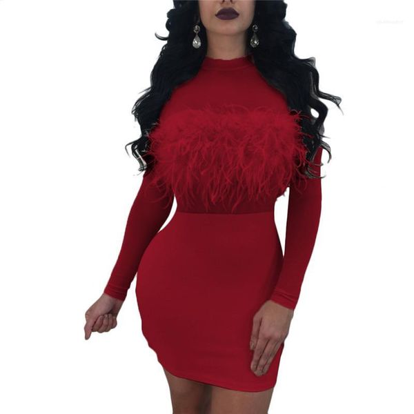 long sleeves style fashion feather dress womens perspective clothes women new designer bodycon dresses, Black;gray
long sleeves style fashion feather dress womens perspective clothes women new designer bodycon dresses, Black;gray