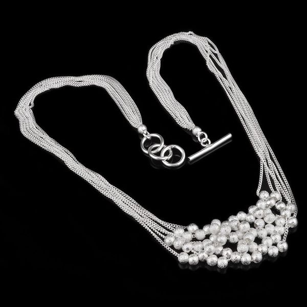 selling in europe and america 925 silver plated bracelet thin line sand bead bracelet silver jewelry gift, Black
selling in europe and america 925 silver plated bracelet thin line sand bead bracelet silver jewelry gift, Black