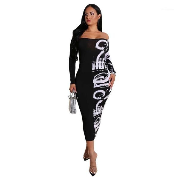 womens dresses designer creative bodycon dresses casual long sleeve women vestidos spring autumn slash neck fashion, Black;gray
womens dresses designer creative bodycon dresses casual long sleeve women vestidos spring autumn slash neck fashion, Black;gray