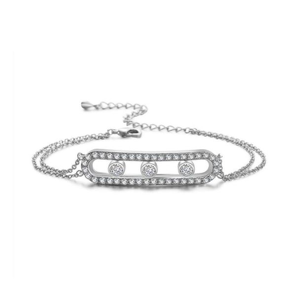 charm bracelets personality simple ladies bracelet micro inlaid zircon three colors optional, Golden;silver
charm bracelets personality simple ladies bracelet micro inlaid zircon three colors optional, Golden;silver