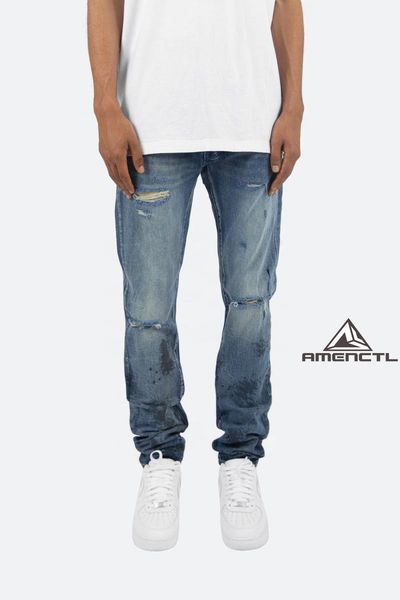 trendy mnml fog style blue knife cut hole zipper-splash-ink straight jeans 2020 new product, White;black
trendy mnml fog style blue knife cut hole zipper-splash-ink straight jeans 2020 new product, White;black