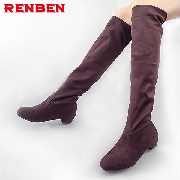 size 34-43 women boots winter autumn fashion flat bottom boots shoes over the knee high leg suede long brand designer, Black
size 34-43 women boots winter autumn fashion flat bottom boots shoes over the knee high leg suede long brand designer, Black