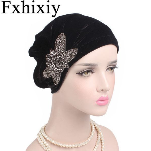 muslim women velvet satin flower rhinestone turban hat cancer chemotherapy chemo beanies caps headwear headwrap hair accessories, Blue;gray
muslim women velvet satin flower rhinestone turban hat cancer chemotherapy chemo beanies caps headwear headwrap hair accessories, Blue;gray