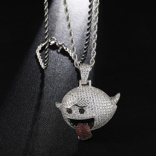 pendant necklaces hip hop iced out bling copper rapper drip micro paved ghost necklace & pendants for men jewelry, Silver
pendant necklaces hip hop iced out bling copper rapper drip micro paved ghost necklace & pendants for men jewelry, Silver
