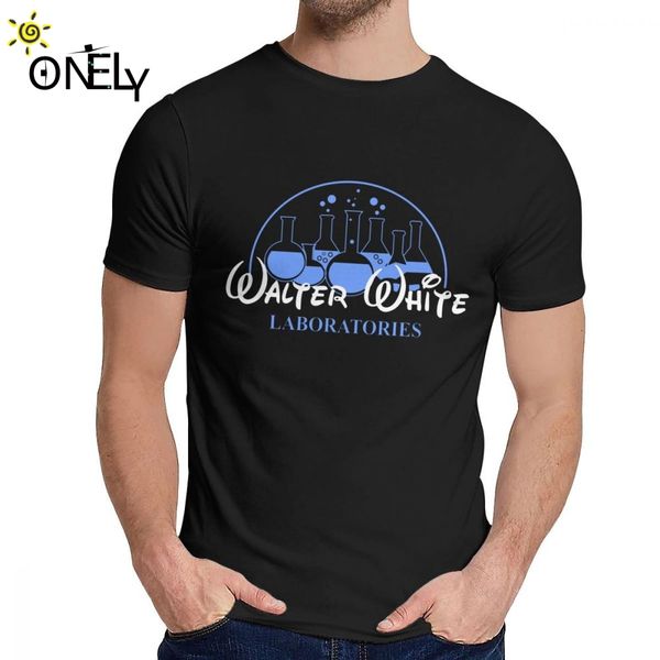 for men t shirt walter white laboratories breaking bad great graphic round collar retro t shirt