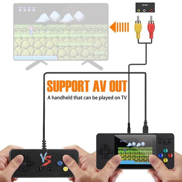 lcd screen video game console double players handheld game console 500 classic games 3.0 inch portable game player
lcd screen video game console double players handheld game console 500 classic games 3.0 inch portable game player