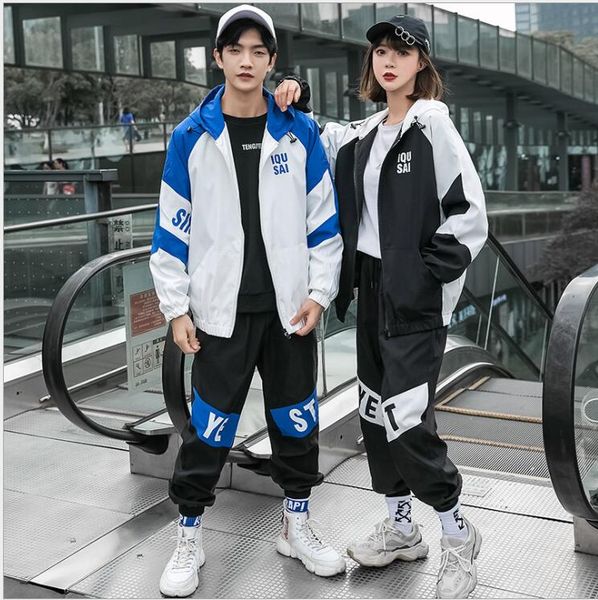 осенняя мода tracksuit мужская color matching молнии куртка + штаны корейский стиль сыпучие красивый хип-хоп казуальных спортивных 2-piece s, Black;blue
осенняя мода tracksuit мужская color matching молнии куртка + штаны корейский стиль сыпучие красивый хип-хоп казуальных спортивных 2-piece s, Black;blue