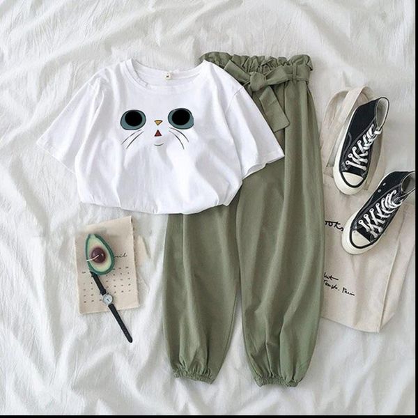 summer two piece set женские симпатичные printed tracksuit моды вскользь высокой талией бинты зеленые штаны костюмы женщины плюс размер нижн, Gray
summer two piece set женские симпатичные printed tracksuit моды вскользь высокой талией бинты зеленые штаны костюмы женщины плюс размер нижн, Gray