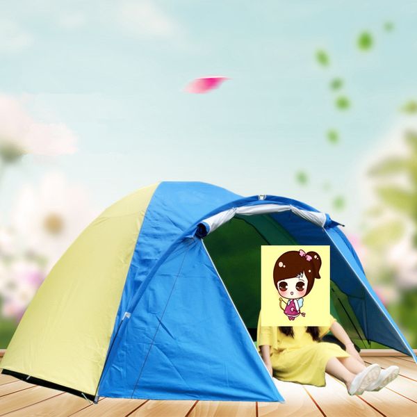 3-4 person ultralight double layer rainproof tent for outdoor camping hiking hunting fishing travel picnic tourist 320x210x145cm
3-4 person ultralight double layer rainproof tent for outdoor camping hiking hunting fishing travel picnic tourist 320x210x145cm