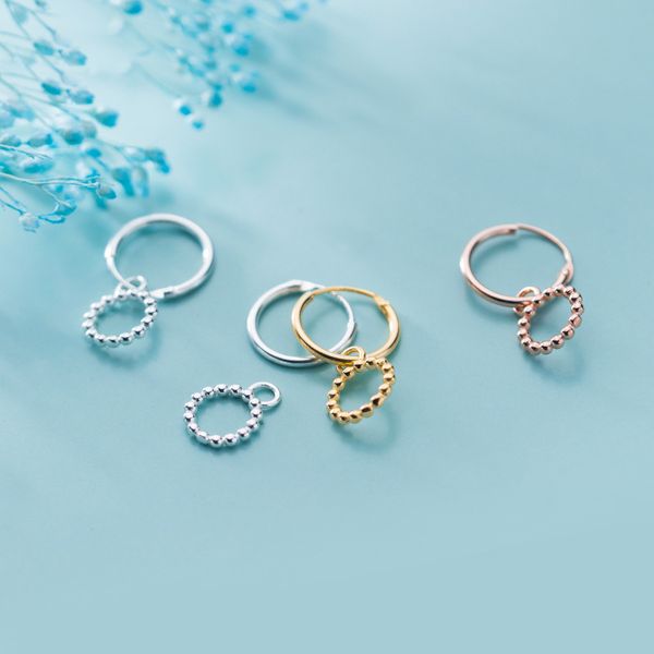 925 sterling silver double drop circles clip-on earrings beaded fine jewelry for girls women ladies fashion party prom 2020 new, Golden;silver
925 sterling silver double drop circles clip-on earrings beaded fine jewelry for girls women ladies fashion party prom 2020 new, Golden;silver
