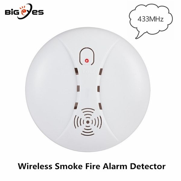 433mhz wireless smoke sensor keirui pgst wireless smoke detector for security home alarm system baterry power fire alarm, Black;white
433mhz wireless smoke sensor keirui pgst wireless smoke detector for security home alarm system baterry power fire alarm, Black;white