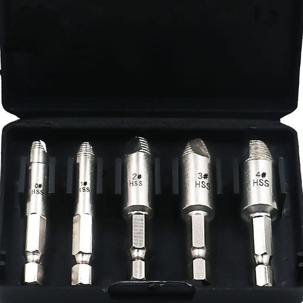damaged screw extractor drill bits remove broken stuck screw easy speedout stripped remove power tools set 0# 1# 2# 3# 4#
damaged screw extractor drill bits remove broken stuck screw easy speedout stripped remove power tools set 0# 1# 2# 3# 4#