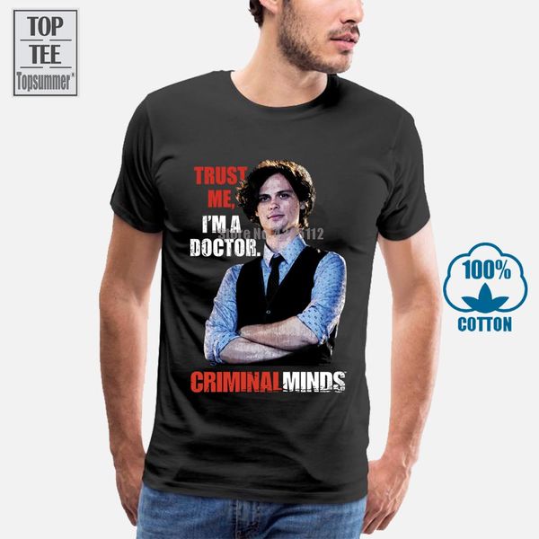 criminal minds spencer reid trust me i'm a doctor licensed t shirt 019282