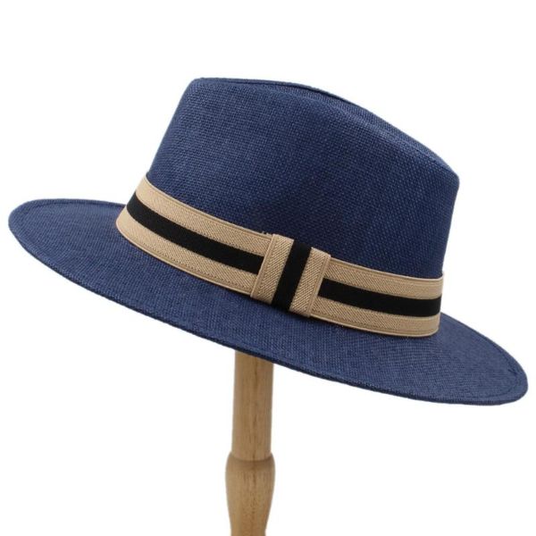wide brim hats 2021 6 color summer women men straw sun hat with panama for beach fedora jazz size 56-58cm a0154-xsj, Blue;gray
wide brim hats 2021 6 color summer women men straw sun hat with panama for beach fedora jazz size 56-58cm a0154-xsj, Blue;gray