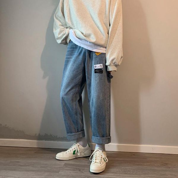 2020 autumn and winternew men's young and fashionable pure color casual jeans pants size -2xl, Blue
2020 autumn and winternew men's young and fashionable pure color casual jeans pants size -2xl, Blue