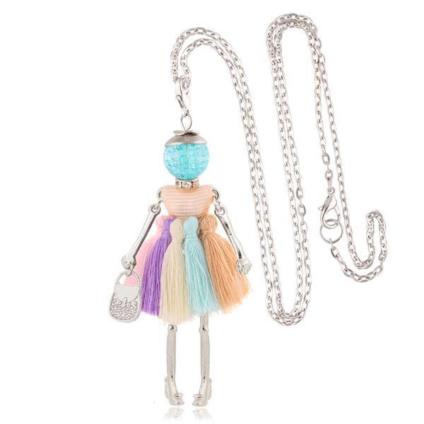 fashion women necklace 2020 statement cute pendant multi tassel jewelry charm girl gift sweater chain, Silver
fashion women necklace 2020 statement cute pendant multi tassel jewelry charm girl gift sweater chain, Silver