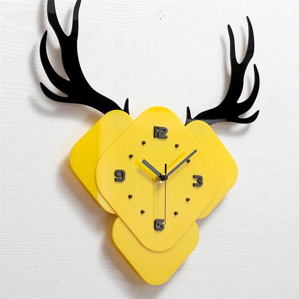 wall clocks antler rhombus ultra-thin clock decoration silent quartz creative acrylic home decor
wall clocks antler rhombus ultra-thin clock decoration silent quartz creative acrylic home decor