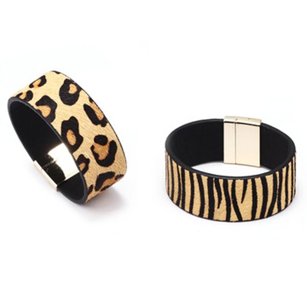 exaggerated personality leopard print wide side belt bracelet women's titanium steel magnetic absorption metal fashion bracelet, Golden;silver
exaggerated personality leopard print wide side belt bracelet women's titanium steel magnetic absorption metal fashion bracelet, Golden;silver