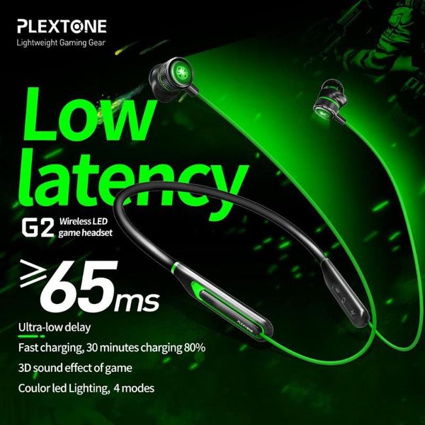 new plextone g2 low-latency neck hanging metal in-ear wireless bluetooth headset with microphone sports music gaming headset
new plextone g2 low-latency neck hanging metal in-ear wireless bluetooth headset with microphone sports music gaming headset