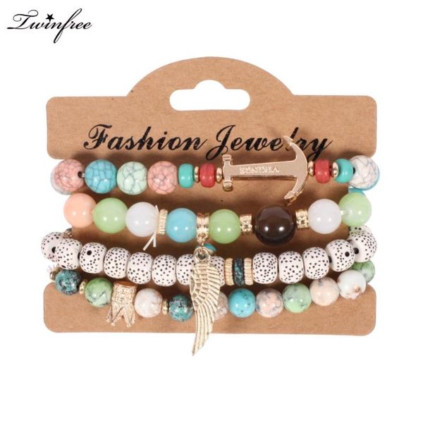 4pcs/set designer fashion multilayer crystal beads anchor tassel bracelets & bangles jewelry for women hy-2778, Black
4pcs/set designer fashion multilayer crystal beads anchor tassel bracelets & bangles jewelry for women hy-2778, Black