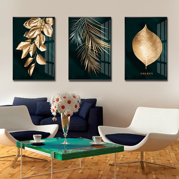modern abstract nordic decoration wall art canvas painting golden plant leaves picture wall poster home decor for living room
modern abstract nordic decoration wall art canvas painting golden plant leaves picture wall poster home decor for living room