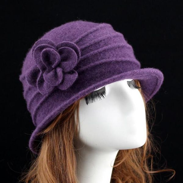 stingy brim hats women dome fedora 100% wool hat mom for autumn and winter solid floral warm floppy vintage retro bowler fedoras caps, Blue;gray
stingy brim hats women dome fedora 100% wool hat mom for autumn and winter solid floral warm floppy vintage retro bowler fedoras caps, Blue;gray