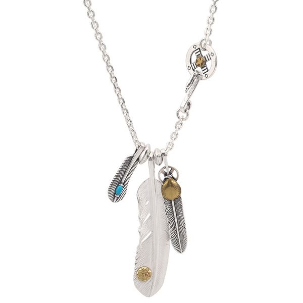 handmade indian style sterling silver colour 925 feather pendant necklace cool men women thai silver colour long necklace pure
handmade indian style sterling silver colour 925 feather pendant necklace cool men women thai silver colour long necklace pure