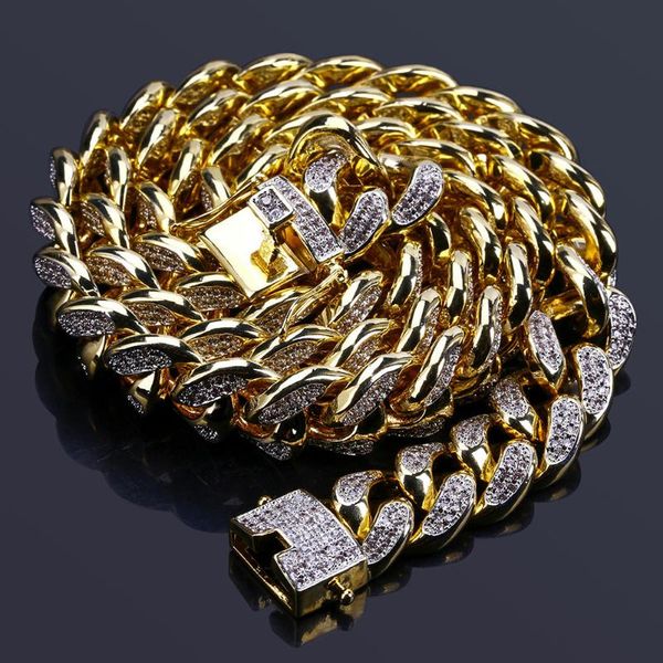 13мм майами кубинского link ожерелье цепь iced out золото серебро цвета трехмерное циркон mens ожерелье hip hop ювелирные choker, Silver
13мм майами кубинского link ожерелье цепь iced out золото серебро цвета трехмерное циркон mens ожерелье hip hop ювелирные choker, Silver