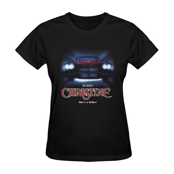 qonnon men's black short sleeve generic cotton christine stephen king t-shirt(1
qonnon men's black short sleeve generic cotton christine stephen king t-shirt(1