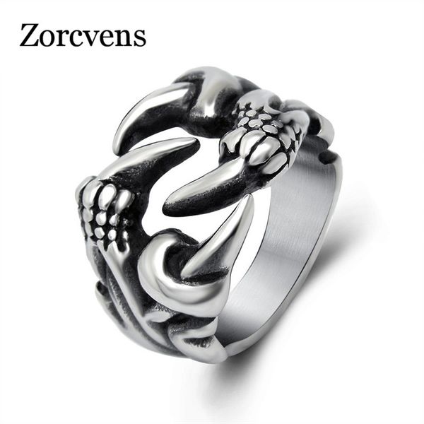 cluster rings zorcvens 316l stainless steel ring dragon claw for men fashion jewelry punk rock, Golden;silver
cluster rings zorcvens 316l stainless steel ring dragon claw for men fashion jewelry punk rock, Golden;silver