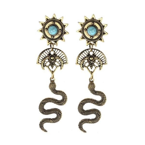 baroque vintage earring egypt sun pharaoh snake dangle earrings for women statement jewelry oorbellen pendientes, Silver
baroque vintage earring egypt sun pharaoh snake dangle earrings for women statement jewelry oorbellen pendientes, Silver