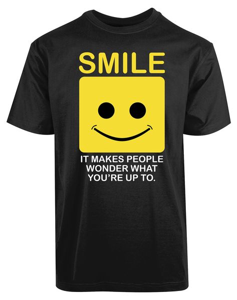 smile makes people wonder cool graphic humor novelty new gift tshirt men clothes tee shirt
smile makes people wonder cool graphic humor novelty new gift tshirt men clothes tee shirt