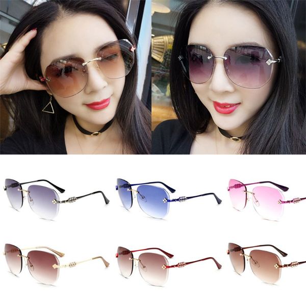 fashion women frameless trimming diamond sun glasses eyeglasses marine spectacles eyewear versatile sunglasses 50jb, White;black
fashion women frameless trimming diamond sun glasses eyeglasses marine spectacles eyewear versatile sunglasses 50jb, White;black