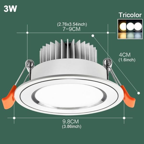 recessed downlight full aluminum 3 colors spotlight interior lamp caravan trailer boat led rv puck light living room ultra thin
recessed downlight full aluminum 3 colors spotlight interior lamp caravan trailer boat led rv puck light living room ultra thin
