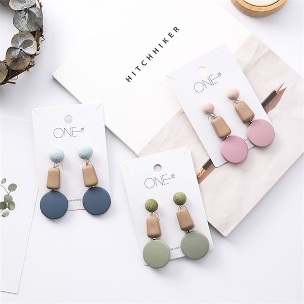 dangle & chandelier 2021 korean sweet pink earrings candy color irregular geometric cube drop fashion button long women's earring jewel, Silver
dangle & chandelier 2021 korean sweet pink earrings candy color irregular geometric cube drop fashion button long women's earring jewel, Silver