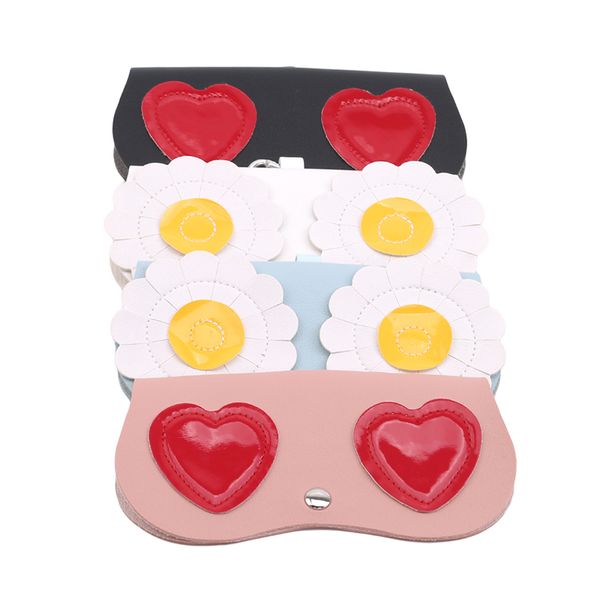 2020 ins women pu leather cute cartoon eye glasses bag glasses case storage protection sun box portable eyewear pouch, Silver
2020 ins women pu leather cute cartoon eye glasses bag glasses case storage protection sun box portable eyewear pouch, Silver