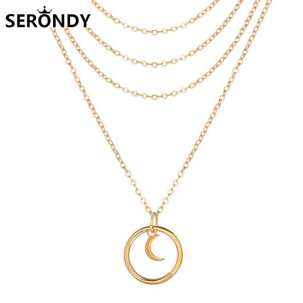 alloy multilayer moon punk choker necklace for women gift personality jewelry aesthet gift chain on the neck simplicity xl10327, Golden;silver
alloy multilayer moon punk choker necklace for women gift personality jewelry aesthet gift chain on the neck simplicity xl10327, Golden;silver