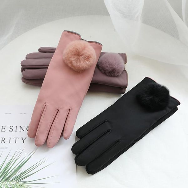 furry heating ball decorative breathing leather gloves warm gloves winter warm mittens elegant lady winter w1010, Blue;gray
furry heating ball decorative breathing leather gloves warm gloves winter warm mittens elegant lady winter w1010, Blue;gray