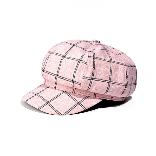 berets 2021 spring and summer women's checked thin beret british retro sboy painter hat chic octagonal, Blue;gray
berets 2021 spring and summer women's checked thin beret british retro sboy painter hat chic octagonal, Blue;gray
