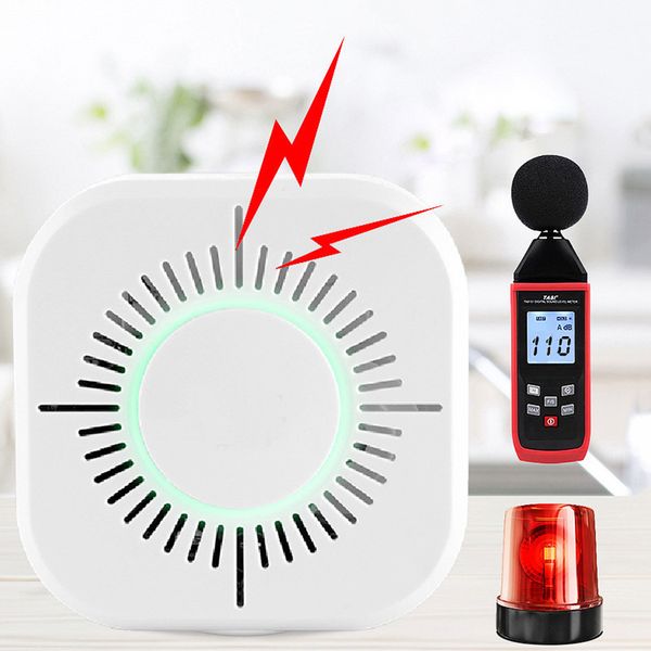 smoke detector fire alarm sensitive stable independent alarm smoke detector home security wireless sensor fire equipment, Black;white
smoke detector fire alarm sensitive stable independent alarm smoke detector home security wireless sensor fire equipment, Black;white