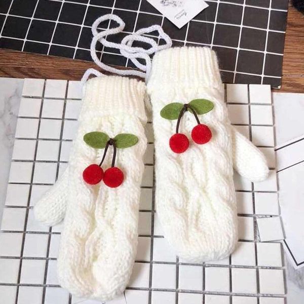 girl lovely cherry warm gloves knitted halter mittens soft thick women mittens fashion solid color gloves winter outdoor, Blue;gray
girl lovely cherry warm gloves knitted halter mittens soft thick women mittens fashion solid color gloves winter outdoor, Blue;gray