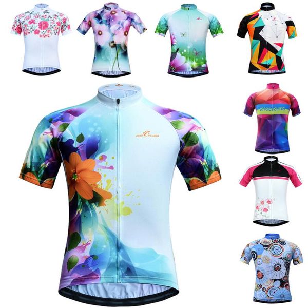 racing jackets pro team women cycling jersey short sleeve clothing road bicycle wear 100% polyester breathable bike shirt, Black;red
racing jackets pro team women cycling jersey short sleeve clothing road bicycle wear 100% polyester breathable bike shirt, Black;red