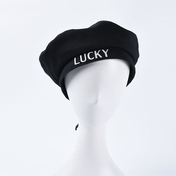 berets beret women's letter embroidery lucky fashion trendy wild painter cap black blue, Blue;gray
berets beret women's letter embroidery lucky fashion trendy wild painter cap black blue, Blue;gray