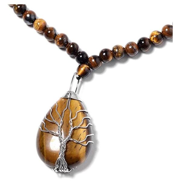 pendant necklaces silver plated wire wrap water drop natural tiger eye stone long beads chain necklace fashion jewelry
pendant necklaces silver plated wire wrap water drop natural tiger eye stone long beads chain necklace fashion jewelry
