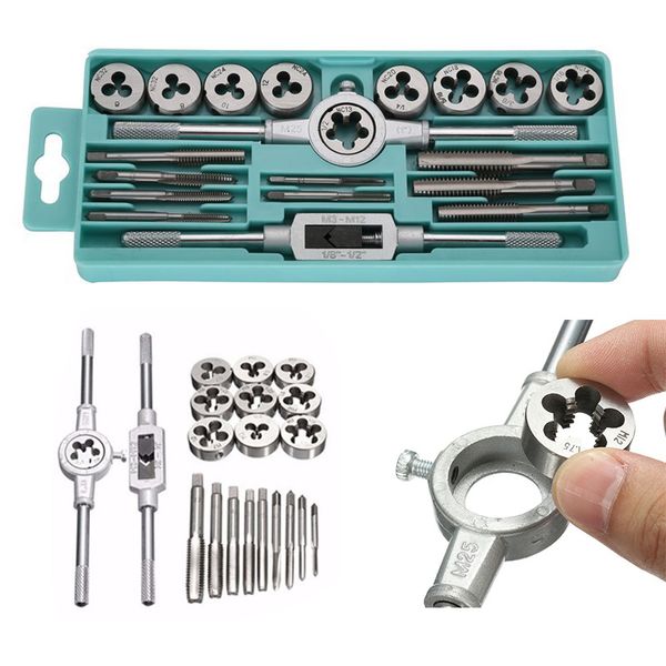 jewii 10/20pcs tap die set m3-m12 screw thread metric taps wrench dies diy kit wrench screw threading hand tools alloy metal
jewii 10/20pcs tap die set m3-m12 screw thread metric taps wrench dies diy kit wrench screw threading hand tools alloy metal
