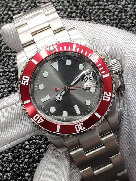 wristwatches gray sterile dial mens' watches 40mm sapphire glass ceramic bezel automatic mechanical watch men luminous waterproof calen, Slivery;brown
wristwatches gray sterile dial mens' watches 40mm sapphire glass ceramic bezel automatic mechanical watch men luminous waterproof calen, Slivery;brown
