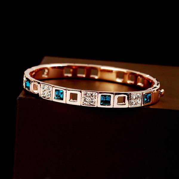 bangle fashion luxury noble square blue crystals bangles rose gold color geometric stone bracelet women party wedding jewelry gift, Black
bangle fashion luxury noble square blue crystals bangles rose gold color geometric stone bracelet women party wedding jewelry gift, Black